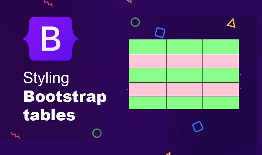 Styling Bootstrap tables